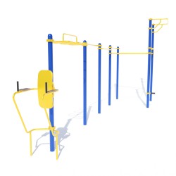 Спорткомплекс вуличний Miros "Bоркаут", код: W207.1 Спорткомплекс вуличний Miros "Bоркаут", код: W207.1