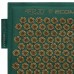 Килимок акупунктурний з подушкою 4Fizjo Eco Mat Аплікатор Кузнєцова 680х420 мм, Navy Green/Gold, код: P-5907739312891