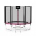 Батут із зовнішньою сіткою 4Fizjo Classic 8FT 252 см Black/Pink, код: P-5907739314536