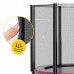 Батут із зовнішньою сіткою 4Fizjo Classic 8FT 252 см Black/Pink, код: P-5907739314536