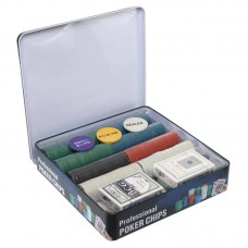 Набір для покеру в металевій коробці PlayGame 400 фішок, код: IG-8654-S52