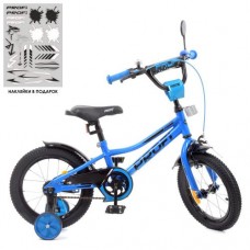 Велосипед дитячий Profi Kids Prime d=14, синій, код: Y14223-MP