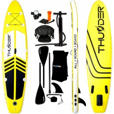 Надувна SUP дошка Thunder Coast Yellow для сапсерфінгу 3200х750х150 мм, код: Coast- YELLOW-320-IN