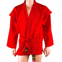 Самбовка (куртка, шорти) Mizuno (еластан) зріст 170 см, 550г/м2, червоний, код: SMR-58170-WS