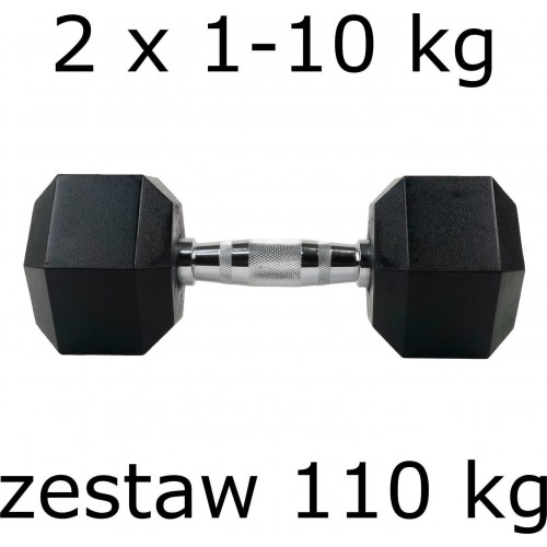 Гантельний ряд UnderFit Hex 2х1-10 кг (110 кг), код: M-11242353-IN