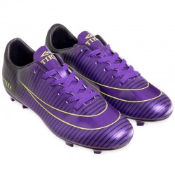Бутси футбольні Tika розмір 41 (27см), фіолетовий-чорний, код: GF-001-1-V_41