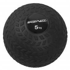 Слембол (медичний м"яч) для кросфіту SportVida Slam Ball 5 кг, чорний, код: SV-HK0347