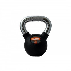 Гиря LiveUp Rubber Kettel Dumbell 6 кг, чорний, код: 6951376139617