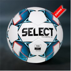М"яч футбольний B-GR Select FB Numbero 10 №5, білий-синій, код: 2000000099781