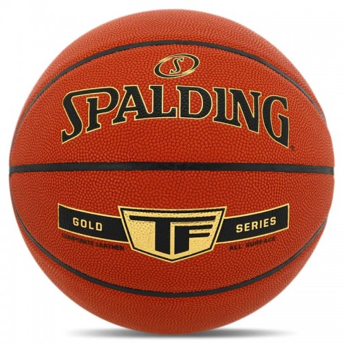 М"яч баскетбольний Spalding Composite Leather TF Gold №7, помаранчевий, код: 76857Z М"яч баскетбольний Spalding Composite Leather TF Gold №7, помаранчевий, код: 76857Z