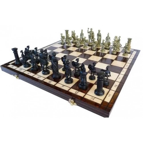 Шахи Madon Спартанські 480х480 мм, коричневий-бежевий, код: 2022110300380 Шахи Madon Спартанські 480х480 мм, коричневий-бежевий, код: 2022110300380