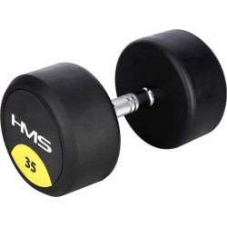 Гантель HMS HG Pro 1х35 кг, чорний, код: 17-66-165-IN Гантель HMS HG Pro 1х35 кг, чорний, код: 17-66-165-IN