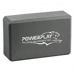 Блок для йоги PowerPlay 4006 Yoga Brick 229х152х76мм, сірий, код: PP_4006_Grey_Yoga_Brick