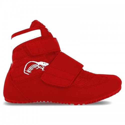 Борцівки замшеві дитячий Cobra розмір 32, червоний, код: 3053B_32R