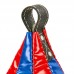 Мішок боксерський Boxer 950х260 мм, 16 кг, синій-чорний, код: 1006-01_BLBK