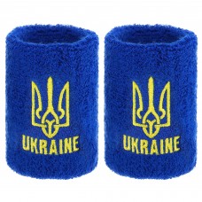 Напульсник спортивний махровий FitGo Ukraine 1шт, синій, код: BC-9282_BL