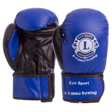 Рукавички боксерські Lev 8 унцій, синій, код: LV-4281_10BL