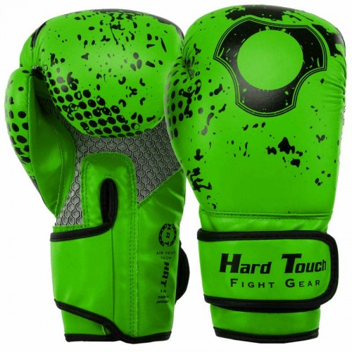 Боксерські рукавиці дитячі Hard Touch 6 унції, зелений, код: BO-8468_6G