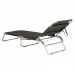 Ліжко розкладне Bo-Camp Sun Lounger 3 Positions Anthracite, код: DAS301466-DA