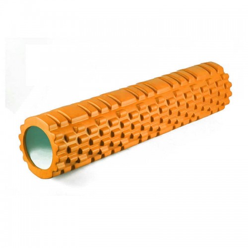 Масажний ролер EasyFit Grid Roller 60 см v.3.1 помаранчевий, код: EF-2037-Or