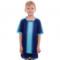 Форма футбольна дитяча PlayGame розмір 2XS, ріст 130, синій-м"ятний, код: D8825B_2XSBLM-S52