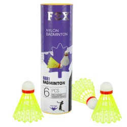 Волани для бадмінтону Fox 6шт, жовтий, код: B881_Y Волани для бадмінтону Fox 6шт, жовтий, код: B881_Y