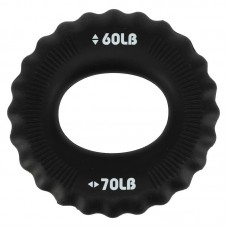 Еспандер кистьовий кільце з подвійним навантаженням Jello, навантаження 60LB-70LB, чорний, код: FI-0647_BK Еспандер кистьовий кільце з подвійним навантаженням Jello, навантаження 60LB-70LB, чорний, код: FI-0647_BK