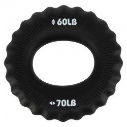 Еспандер кистьовий кільце з подвійним навантаженням Jello, навантаження 60LB-70LB, чорний, код: FI-0647_BK