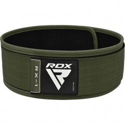 Пояс для важкої атлетики RDX RX1 Weight Lifting Belt L Army Green, код: WBS-RX1AG-L