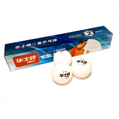 М"ячі для настільного тенісу HSP ABS-048 6 шт, білий, код: 23201-SNS
