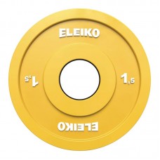 Диск олімпійський обгумований Eleiko IWF RC 1,5 кг, жовтий, код: 124-0015R-IA