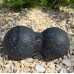 Масажний м"яч подвійний PowerPlay Epp Foam peanut Ball 160х80 мм, чорний-синій, код: PP_4352_Blue_8x16