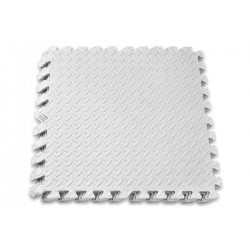 Татамі мат (пазл хвіст ластівки) EasyFit SwallowTail 4 шт, 600х600х10 мм, білий, код: EF-1950-W