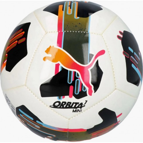 М"яч футбольний Puma Orbita 7 MS Mini №1, білий-чорний-помаранчевий, код: 4067981495184 М"яч футбольний Puma Orbita 7 MS Mini №1, білий-чорний-помаранчевий, код: 4067981495184