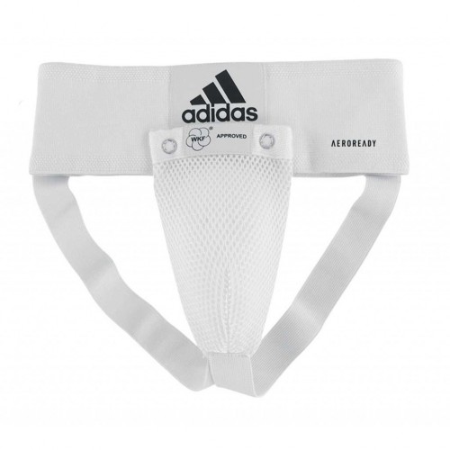Захист паху для чоловіків Adidas з ліцензією WKF S, білий, код: 15561-1057