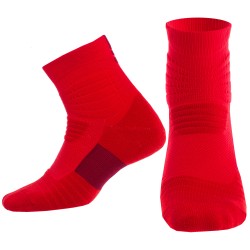 Шкарпетки спортивні для баскетболу PlayGame, розмір 40-45, червоний, код: JCB3306_R