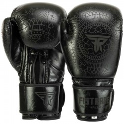 Боксерські рукавиці шкіряні Fistrage 10 унцій, чорний, код: VL-5543_10BK Боксерські рукавиці шкіряні Fistrage 10 унцій, чорний, код: VL-5543_10BK