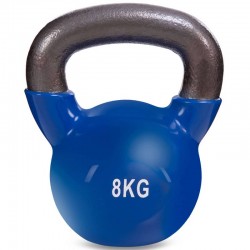 Гиря чавунна Zelart з вініловим покриттям 8кг, синій, код: TA-5161-8_BL