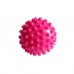 М"яч масажний SNS «Голочки» S45-rose red d=60мм, рожевий, код: 12598-SNS