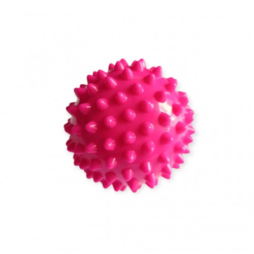М"яч масажний SNS «Голочки» S45-rose red d=60мм, рожевий, код: 12598-SNS М"яч масажний SNS «Голочки» S45-rose red d=60мм, рожевий, код: 12598-SNS