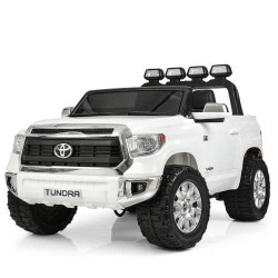 Дитячий електромобіль Джип Toyota Tundra, двомісний Bambi Racer, білий, код: JJ2255EBLR-1-MP