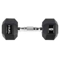Гантель HMS Hex Pro 1х8 кг, код: 5907695518061-IN Гантель HMS Hex Pro 1х8 кг, код: 5907695518061-IN