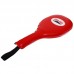 Ракетка для тхеквондо шкіряна одинарна FitBox PRO-BOX червоний, код: BO-0590_R-S52 Ракетка для тхеквондо шкіряна одинарна FitBox PRO-BOX червоний, код: BO-0590_R-S52