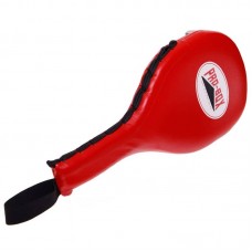 Ракетка для тхеквондо шкіряна одинарна FitBox PRO-BOX червоний, код: BO-0590_R-S52 Ракетка для тхеквондо шкіряна одинарна FitBox PRO-BOX червоний, код: BO-0590_R-S52