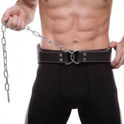 Пояс для обтяжень шкіряний Zelart ширина 18см, чорний, код: SB-165129-S52 Пояс для обтяжень шкіряний Zelart ширина 18см, чорний, код: SB-165129-S52