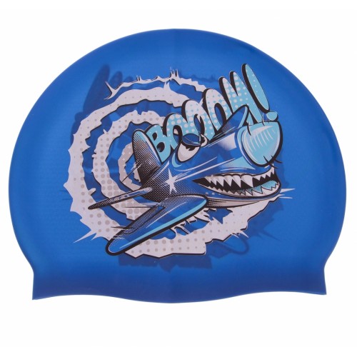 Шапочка для плавання дитяча MadWave Crazy Fly блакитний, код: M057807000W-S52