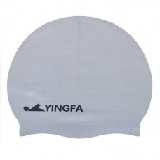 Шапочка для плавання силіконова для дорослих Yingfa сірий, код: C0068_GR