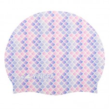 Шапочка для плавання силіконова для дорослих Yingfa фіолетовий-рожевий, код: C0091_VP Шапочка для плавання силіконова для дорослих Yingfa фіолетовий-рожевий, код: C0091_VP