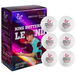 Кульки Butterfly King 3 * для настільного тенісу 6 шт., Код: BB-2508-WS