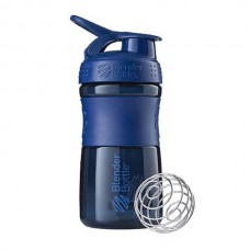 Шейкер спортивний (пляшка) BlenderBottle SportMixer 20oz/590ml Navy (Original), код: SM 20oz Navy